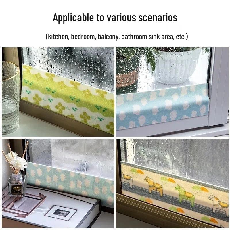 Self-Adhesive Non-Woven Window Sill Anti-Drip Sticker: Waterproof, Electrostatic, Cuttable