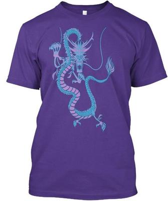 Crazy Dragon Cartoon Monster Oo T-Shirt Made In the USA Size S To 5XL