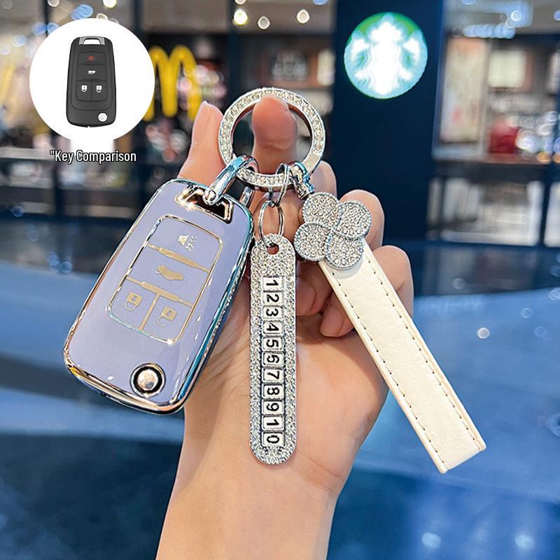 Women's Key Case for Buick Excelle, Verano, Regal, LaCrosse, Envision, and Encore