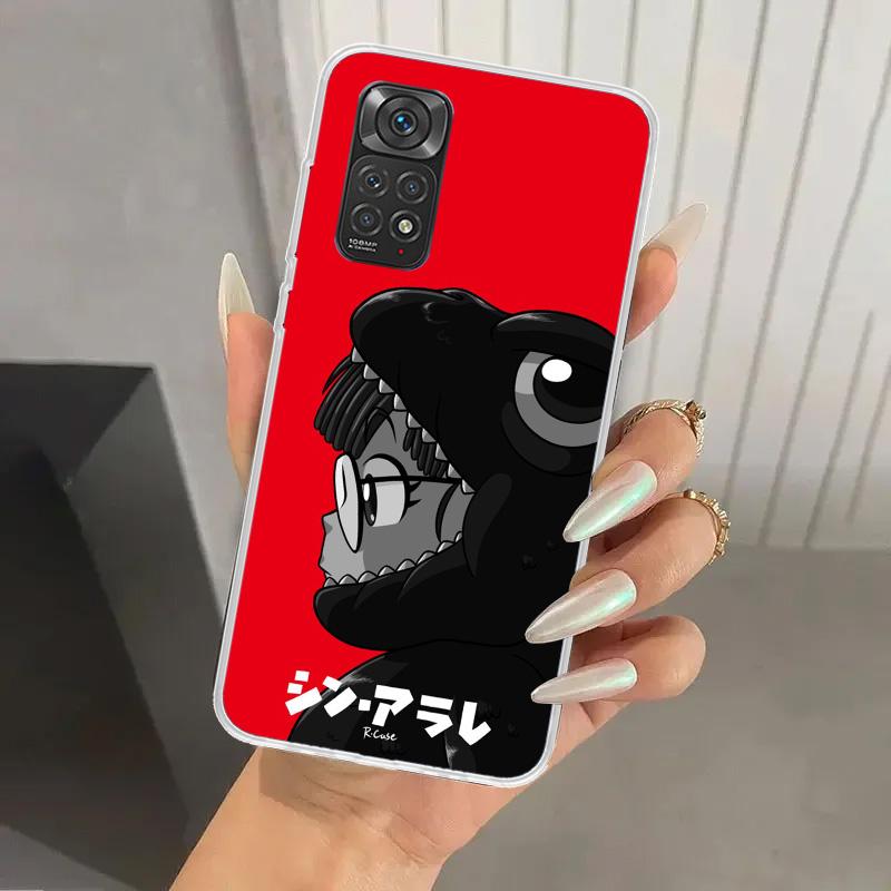 Dr Slump Arale Anime Phone Case for Xiaomi Redmi Note 15 14 14S 13 12S 12 Pro 11S 11 Plus 11T 11E 10S Soft Funda Print Shell Red