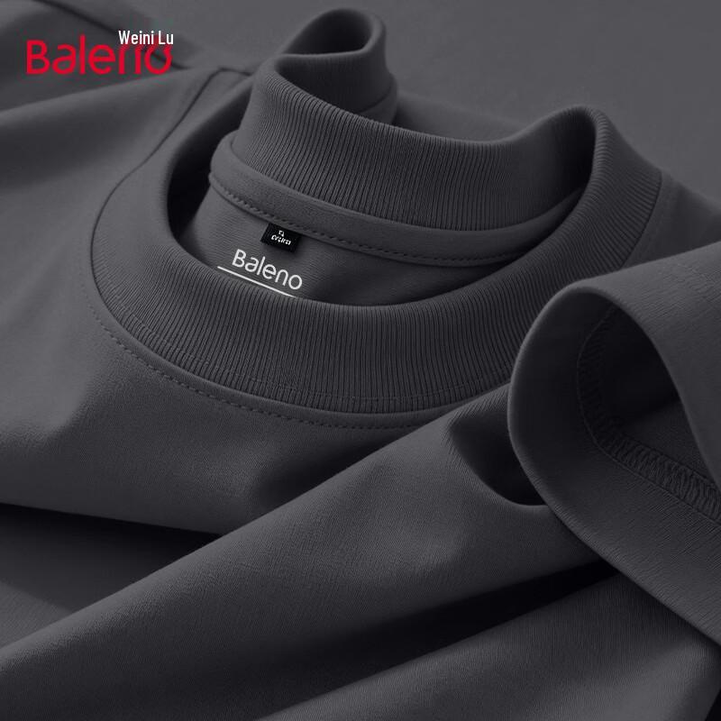 Baleno Men's Heavyweight Pure Cotton Short Sleeve T-Shirt