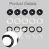 Horizontal Hydraulic Jack O Seal Replacement Easy to Install Multipurpose Complete Repair Set