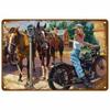 Vintage Room Decoration Home Decor Items Tin Signs Aesthetic Men Bedroom Metal Signs Retro Metal Plate Posters Wall Art Mural