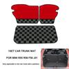 Car Rear Trunk Mat Cargo Liner For MINI Cooper R55 R56 F56 J01 For Clubman Electric Hardtop Hatchback Hatch Leather Custom