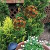 Metal Flowers for Outside Decorative Garden Stakes Flower Bed Decoration Plant Stakes Metal Art Outside Yard Art Outdoor