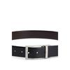 Boss Logo Keeper Grain Italian Leather Reversible Belt Black  50447116002 