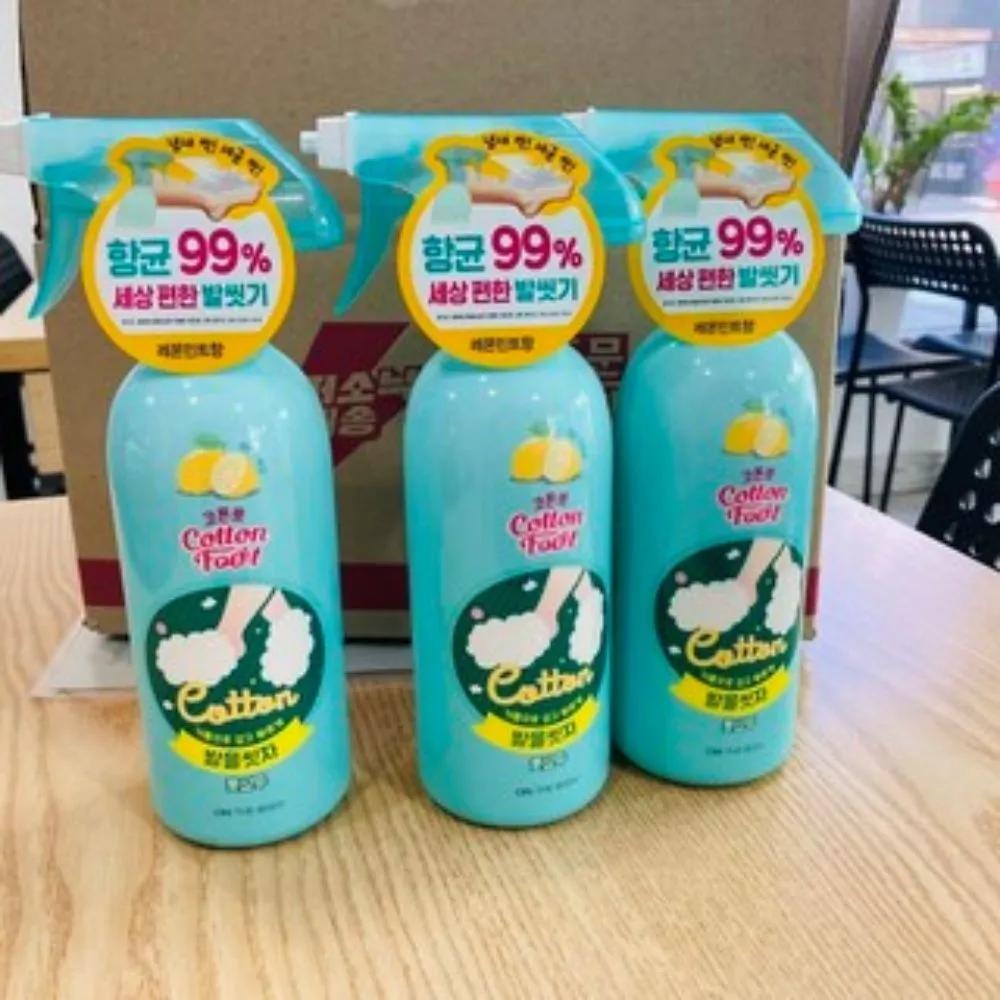 ON THE BODY Let s Wash Our Feet Cotton Foot Shampoo Lemon Mint Scent 355ml 3 Packs