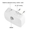 Led Night Light Motion Sensor Eu Us Plug Lamp Nightlights For Children Bedroom Decoration Hallway Stairs Wc Bedside Night Lamp