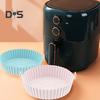 Silicone Frying Liners Air Circulation Baking Tray Dual-sided Cooking Pan Grease-free Air Fryer Basket Kitchen Accessory