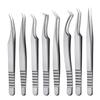 Ukraine Precision Curved Eyelash Tweezers for False Lash Application