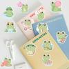 50 Cartoon Vibrant Frog Doodle Stickers Decorative Guitar Notebook Suitcase DIY Waterproof