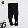 Girls' Summer Ruffle Hem Leggings: Lightweight Nine-Point Pants for Outerwear & Innerwear