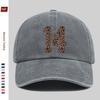 pc Leopard Print Number Pattern Baseball Cap Fashionable Trendy Design Sun Hat Comfortable Lightweight Trucker Hat Adjustabl