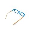 Intellilens Wayfarer Kids Computer Glasses for Eye Protection with Lens Cleaner Solution for Spectacles | Blue Light Filter Glasses (49-15-130)