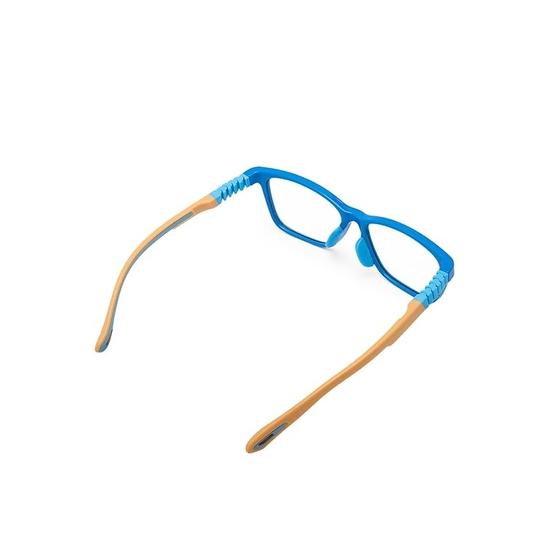 Intellilens Wayfarer Kids Computer Glasses for Eye Protection with Lens Cleaner Solution for Spectacles | Blue Light Filter Glasses (49-15-130)