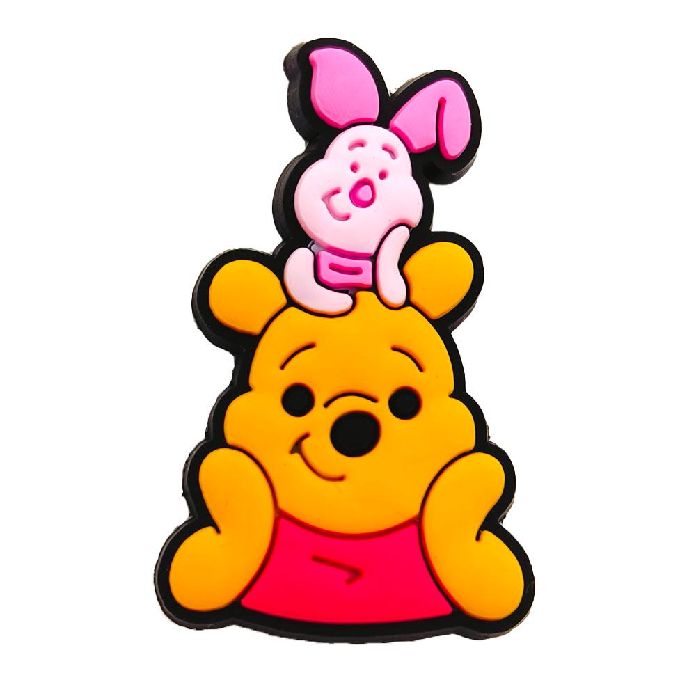 Winnie the Pooh Pen Clip & Personalized Straw Decoration Accessories