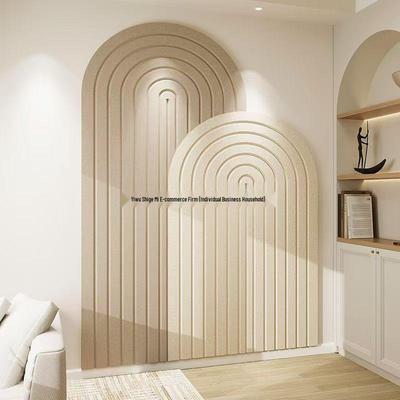 Self-Adhesive Felt Wall Sticker: Anti-Collision, Dirt-Resistant, Decorative Cover for Living Room Wainscoting and Wall Imperfections