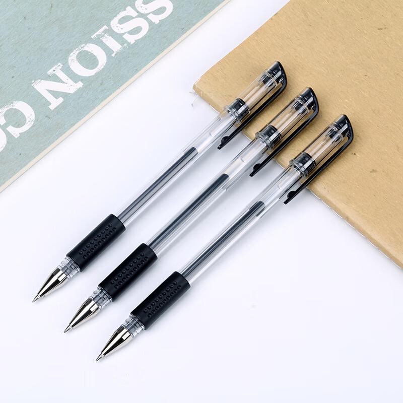 Deli Classic 0.5mm Black Gel Pen