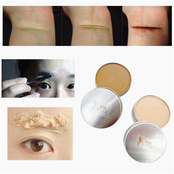 Pad Nose Halloween Knife Scars Wrist Cosplay Flesh Color Cover Eyebrows Mud Skin Wax Shaping 