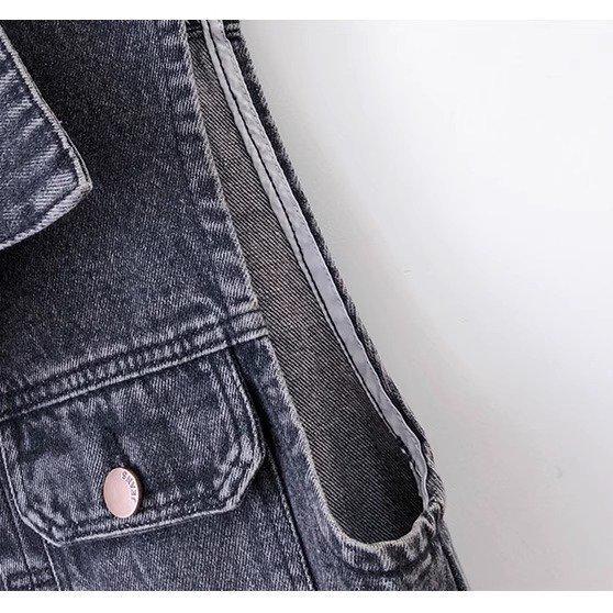 Women's Retro Pleated Denim Vest - Sleeveless Casual Top for Spring/Autumn Dresses, 2025 Gilet