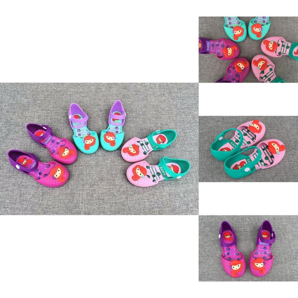 Neue Mini Melissa Meerjungfrauen-Sandalen für Mädchen, Prinzessinnen-Babyschuhe, in US-Größe 813
