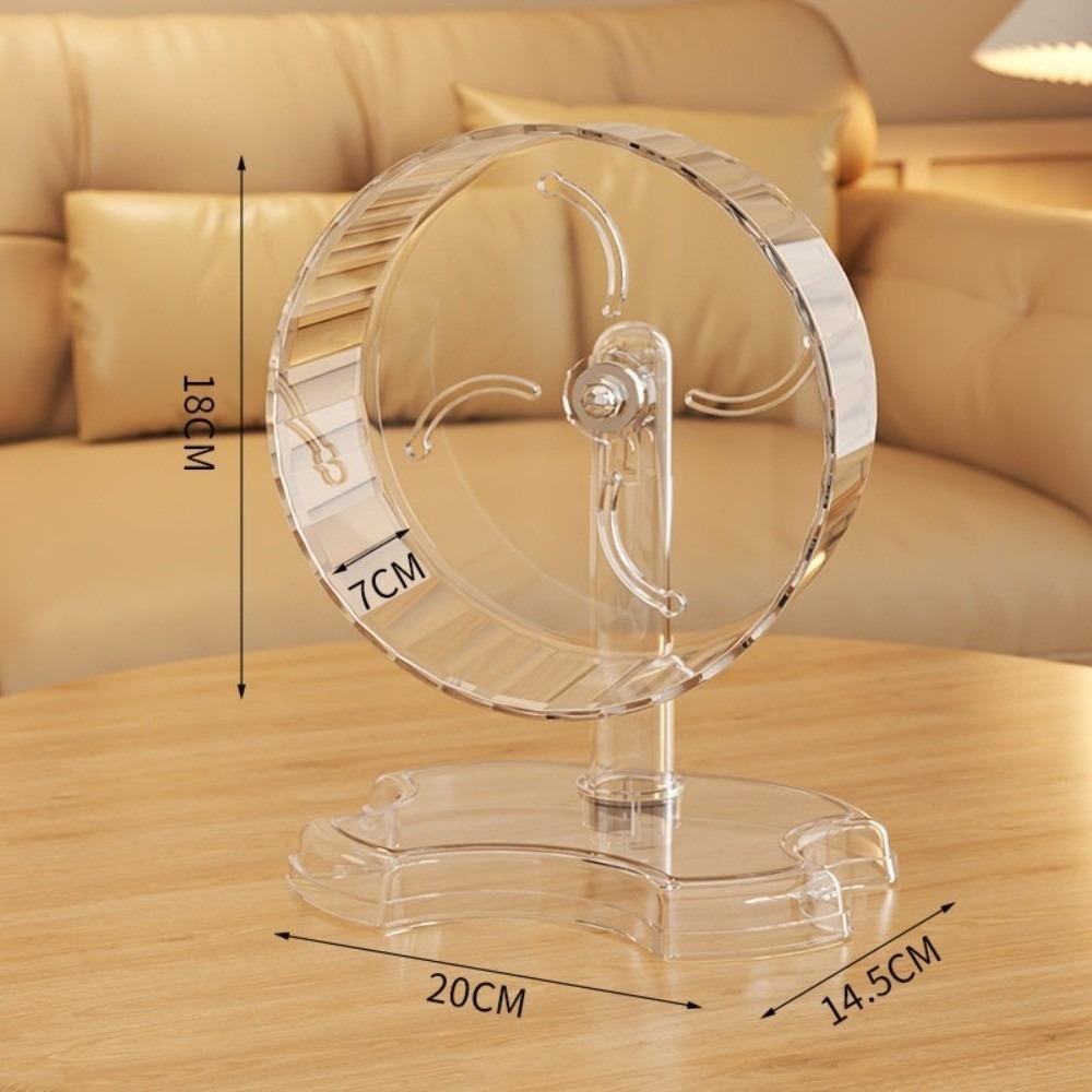 18cm Small Pet Exercise Wheel Clear Rat Playing Roller New Pet Running Roller Indoor Use