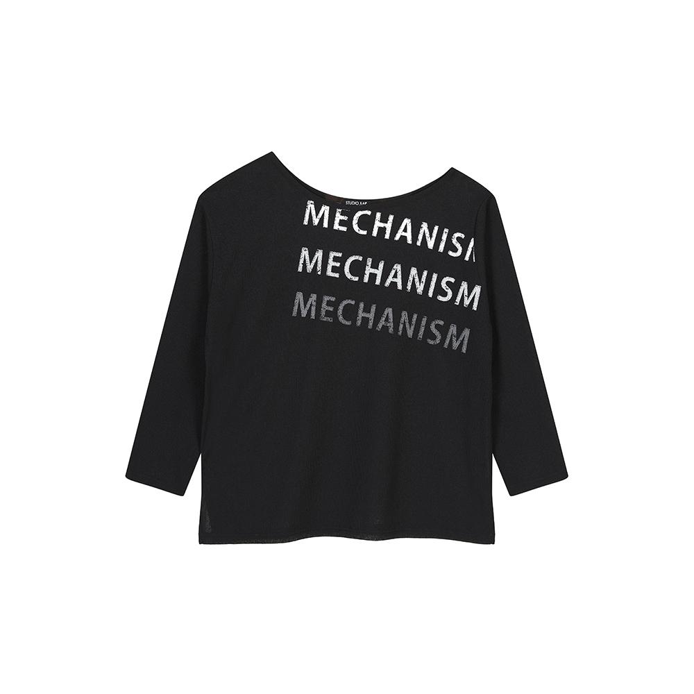 LAP Mechanism One-Shoulder T-Shirt Ar2Ct564