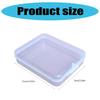 10pcs Powder Puff Boxes Transparent Makeup Sponge Holder Compact Design Storage Box For Easy Storage And Organization