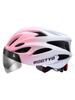 Magnetic Goggles Helmet Set: Anti-Glare Breathable Helmet, Taillight, for Mountain, Road, and Folding Bikes.
