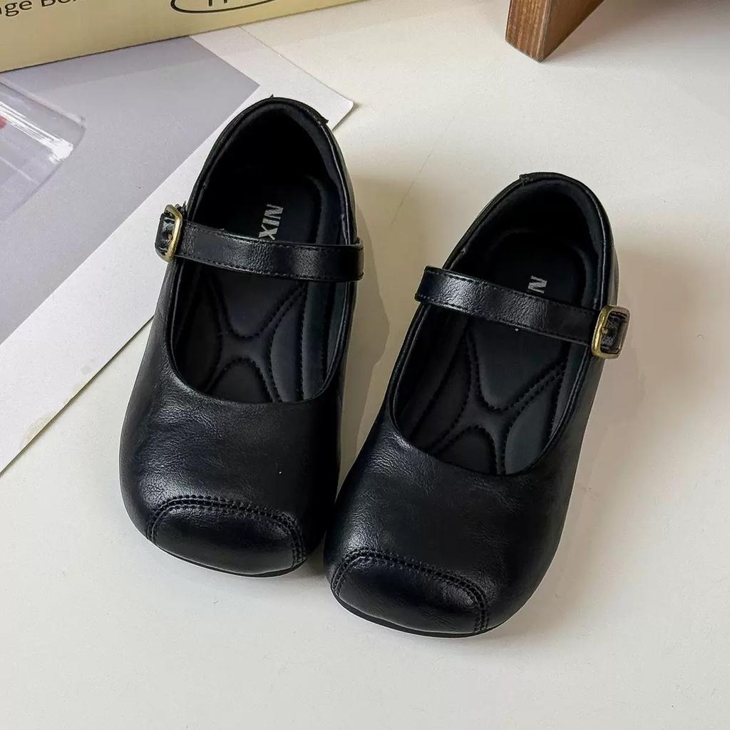 Princess shoes girls leather shoes summer children's single shoes little girl Doudou shoes shallow mouth girls shoes foreign soft sole shoes