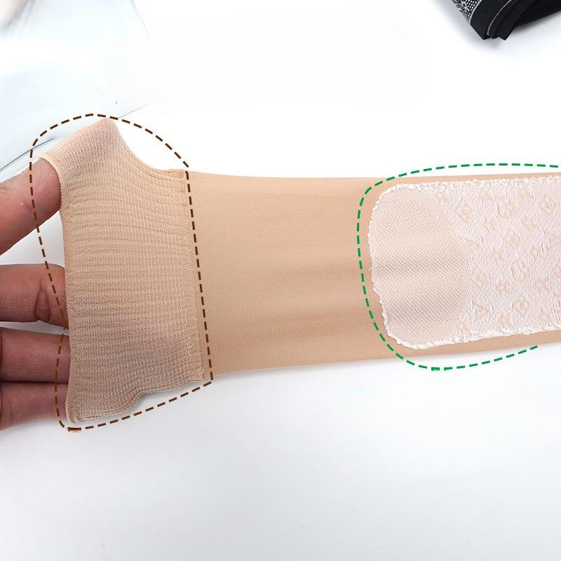 5 Pairs of Extra-large Loose Mid-tube Cotton Bottom Anti-slip and Wear-resistant Thin Steel Wire Socks, Flesh-colored Anti-hooking Short Threads
