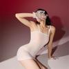 Sexy Women 5D 912 Pin Thin Tight Cute Dress Sheer See Through Micro Mini Dress Lace Oil Shiny Bodycon Strap Tube Dress