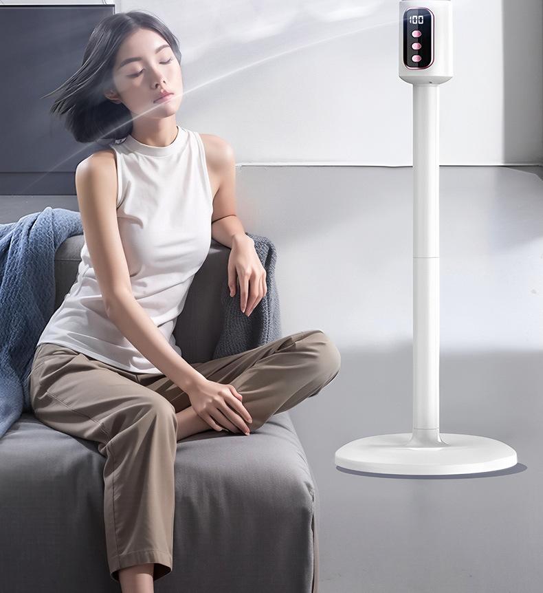 Smart Retractable Oscillating Air Circulator Fan for Floor & Table Use