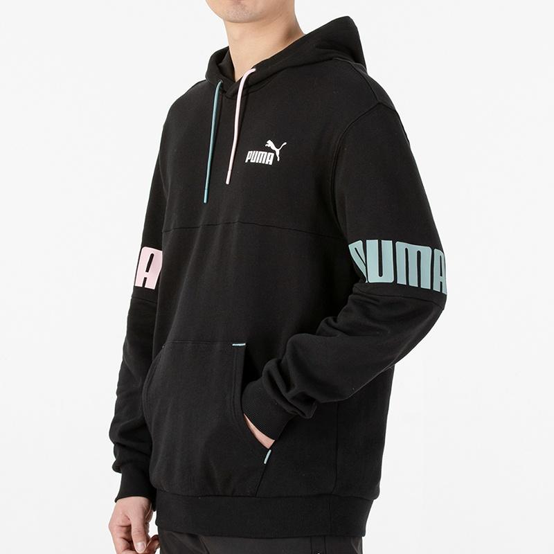 Puma Power Logo Printing Sports Black Men's 670937-51