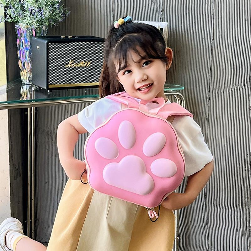 Cute Animal Pattern Kids Backpack With Breathable Design For Preschool And Kindergarten Use