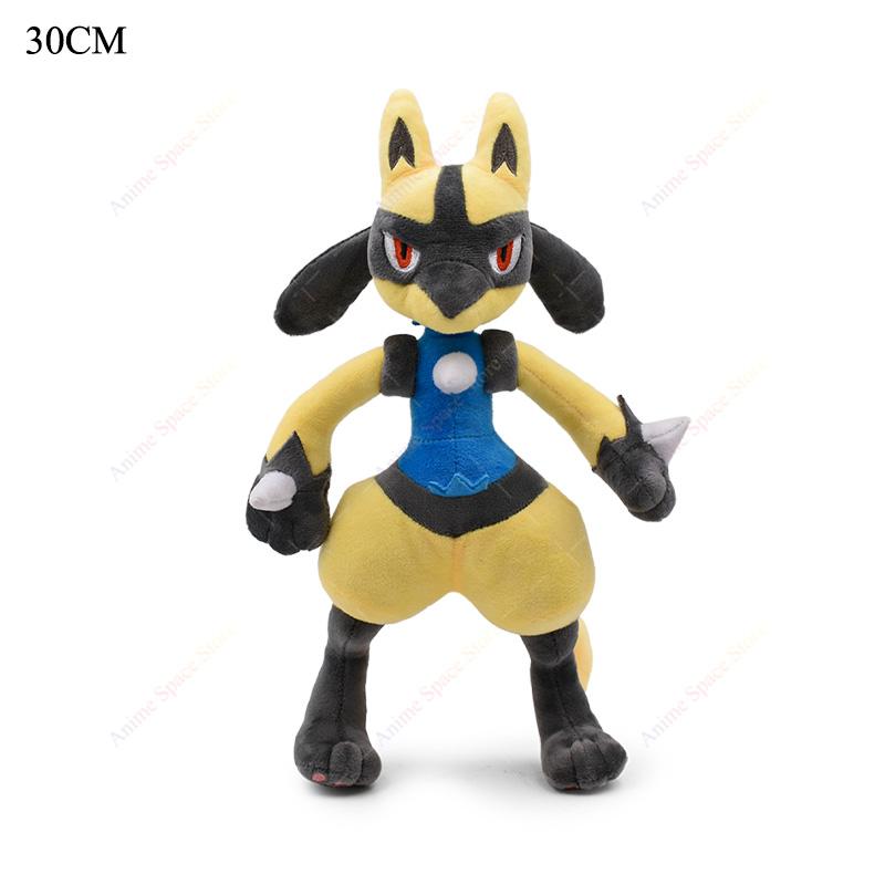 Plush Shiny Mega Lucario Clodsire Infernape Hoppip Paldean Wooper Anime Stuffed Doll Soft Animal Plushies Gift for Kids