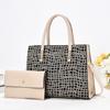 Luxury Design Tote Bag for Women, Leather Business Office Work Commuting Female Shoulder Bag with Small Clutch Handbag Purse