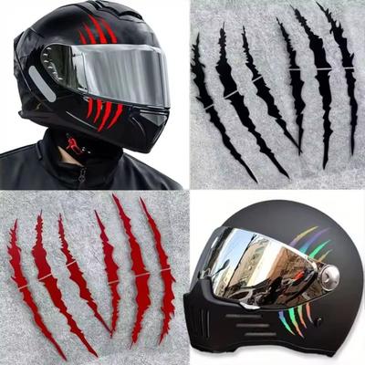 Demon Claw Motorcycle Stickers Covering Scratches DIY Helmet Stickers Waterproof Vinyl Car Vinyl Stickers Vehicle Decoration