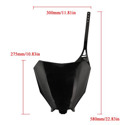 Motorcycle Front Number Plate Fairing Holder Plates For Honda CRF250R CRF250RX CRF450R CRF450RX 2017-2020 250/450 RX Motocross