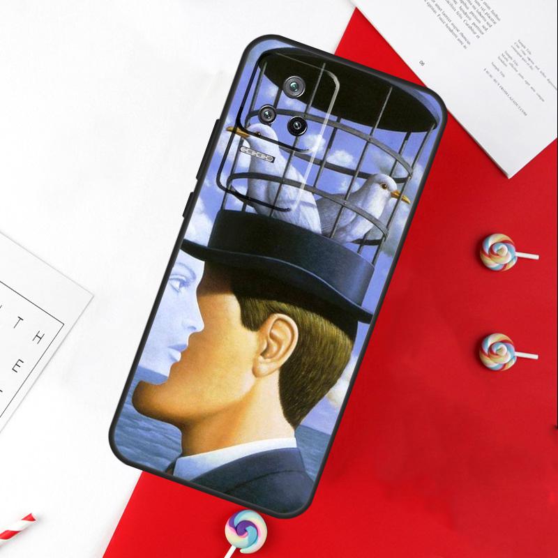 Rene Magritte Cover For Xiaomi 11T 12T 13T 14T Pro 13 14 15 Ultra POCO X7 Pro X3 X5 X6 F5 F6 M6 Pro Case