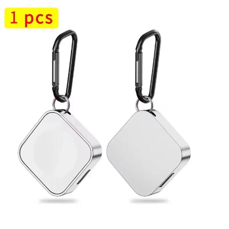 Portable Mini Watch Wireless Charger Dual Port  Type-C Charging For Apple Watch iWatch 10 9 8 7 SE 6 5 4 3 2 1 Fast Charging Pad
