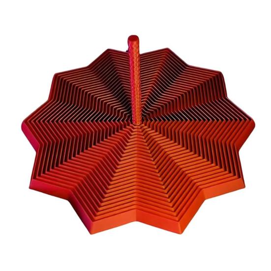 1/3Pcs 3D Printed Expanded Fidget Star Expandable Fractal Hexagon with Handle Stress Anxiety Relief Honeycomb Whirling Spiral Star Sensory Toy
