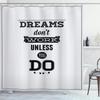 Inspirational Quotes Shower Curtain For Teen Boy Girl Waterproof Polyester Shower Curtain Bathroom Accessories Bathtub Screen