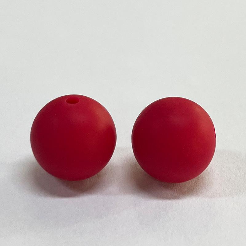 15mm Macaron Silicone Round Beads for Baby DIY Pacifier Chains