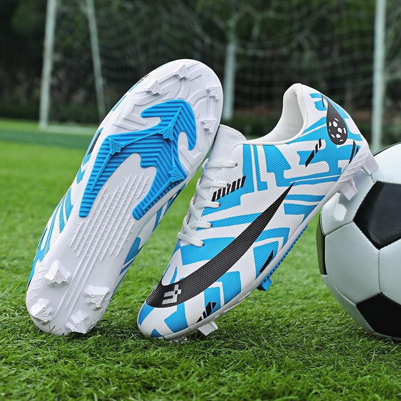 Mens Soccer Shoes Original Studded Society Cleats Natural Lawn Training Professional Non Slip Ultralight FG/TF Football Shoes