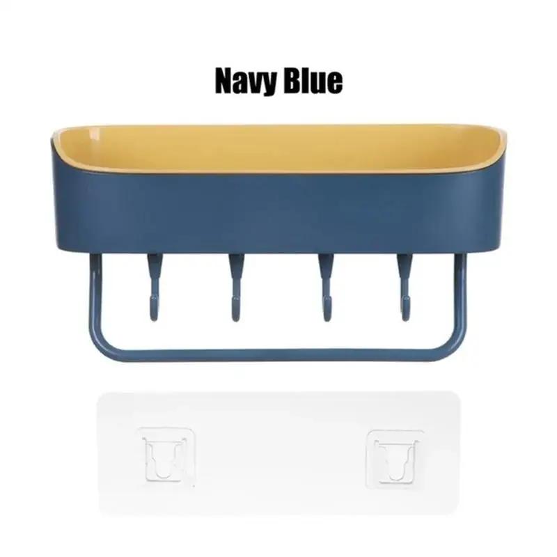 Xiaomi Bathroom Storage Rack Multifunctional Bathroom Wall No Punching Storage Rack Toilet Towel Washbasin Wall Hanging