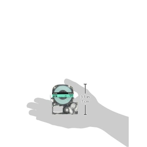 King Jim [Genuine] Tepra PRO Tape Cartridge Index Label 24mm Green Label/Black Letters Length 8m SCY24G