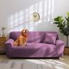 Velvet Couch Cover for 1/2/3/4 Cushion Couch Covers Stretch Sofa Slipcover with Non Skid Foam Elastic Bottom Furniture Protector