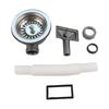 Kitchen Installation Stainless Steel Sink Overflow Kit Easy Install Sink Drain Kit Cleaner Flexible Drainage Solution
