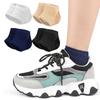 Heel ProtectorsGel Heel Anti Cracked Feet Half Size Socks Unisex Foot Care Pads 2Pcs Soft Breathable Cushion for Daily Walking